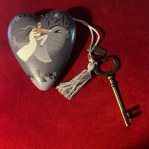 Mr. & Mrs. Art Heart Figurine by Dinara Mirtalipova